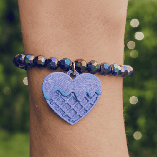 Pulsera 3D Premium - Morada