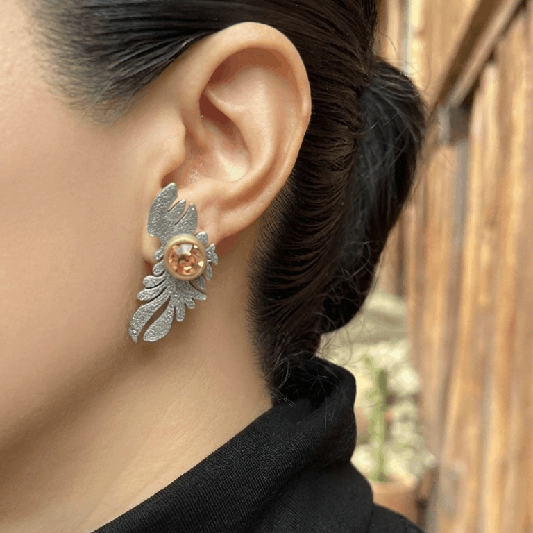 Aretes 3D Hoja