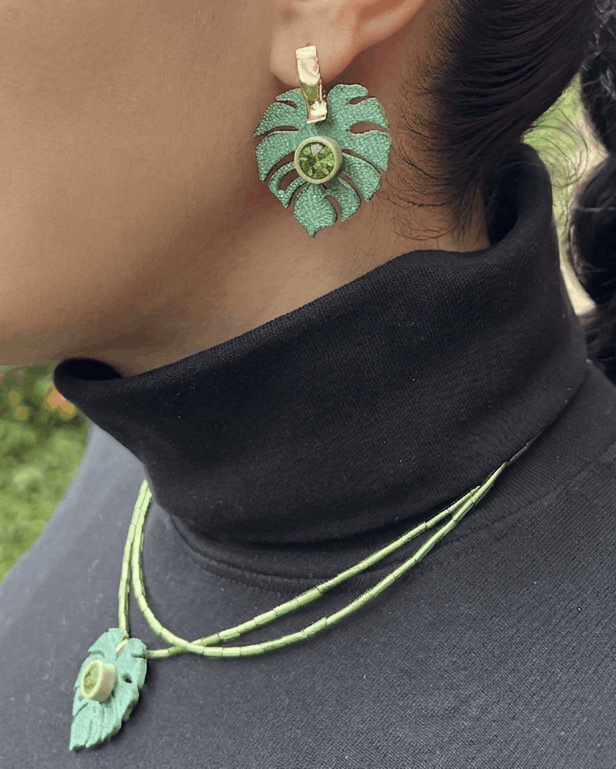 Aretes 3D Monstera