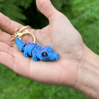 Llavero 3D Cocodrilo