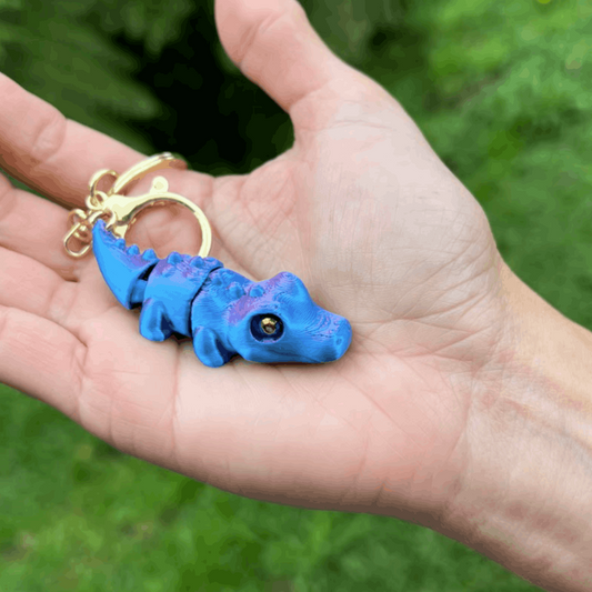 Llavero 3D Cocodrilo