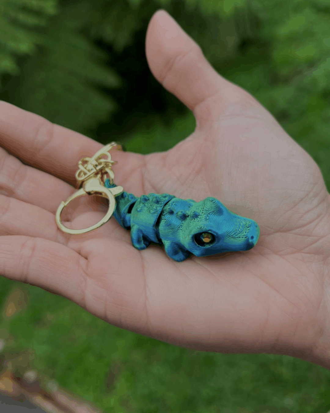 Llavero 3D Cocodrilo