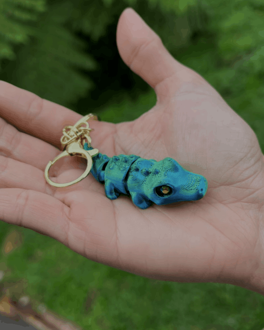 Llavero 3D Cocodrilo